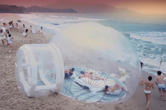 江都充气球形帐篷